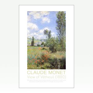 CLAUDE MONET View of Vétheuil Poster