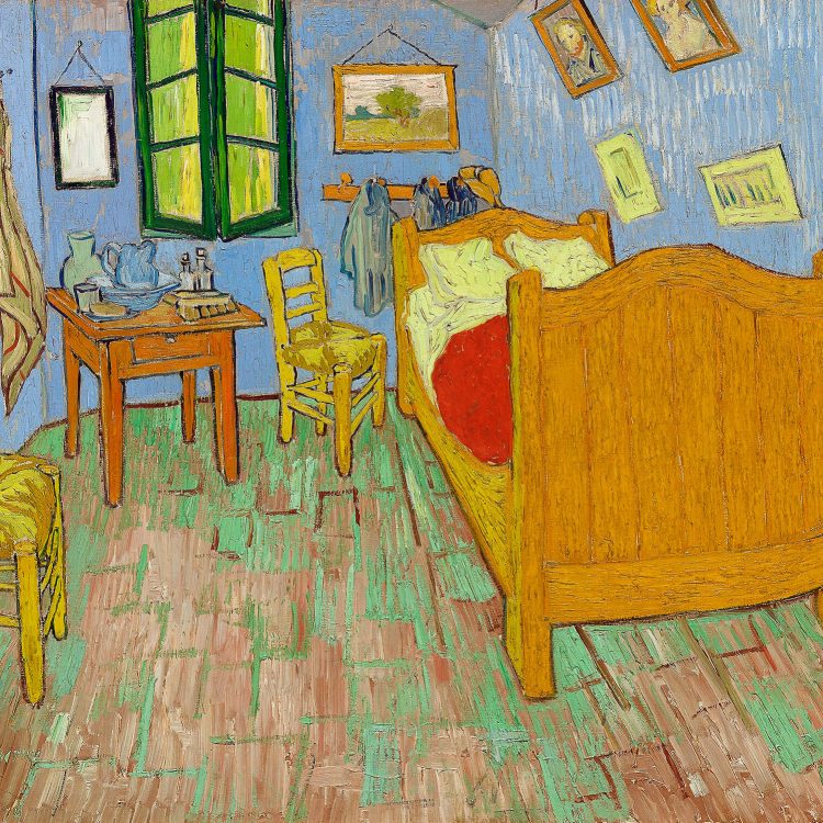 The Bedroom (1889) | Vincent Van Gogh | FREE DIGITAL DOWNLOAD