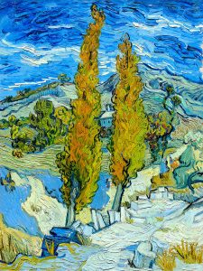 the poplars at saint remy vincent van gogh