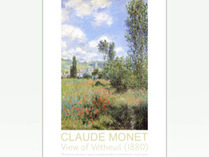 View of Vétheuil | Claude Monet (1880) | POSTER