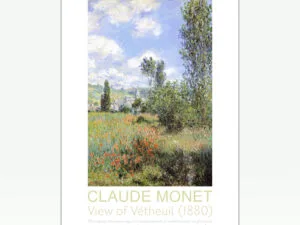 View of Vétheuil | Claude Monet (1880) | POSTER