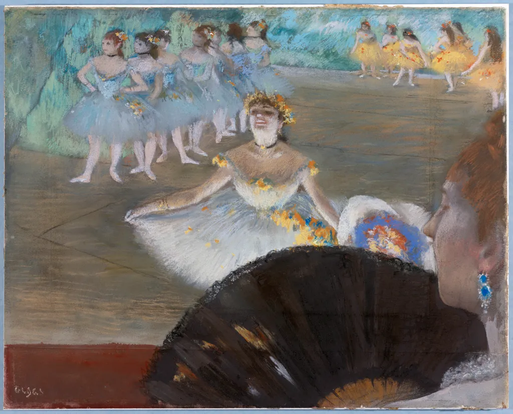 The Dance Class by Edgar Degas 12 Edgar Degas Dancer with a Bouquet ca. 1877-1880