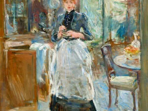 In The Dining Room (1886) | Berthe Morisot | FREE DIGITAL DOWNLOAD