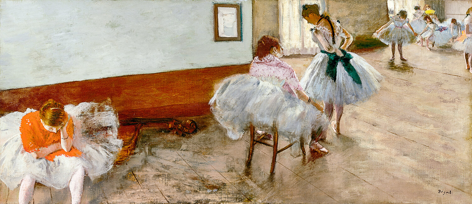 The Dance Class by Edgar Degas 9 the dance lesson edgar degas