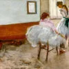 The Dance Lesson by Edgar Degas