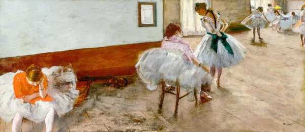 The Dance Lesson by Edgar Degas