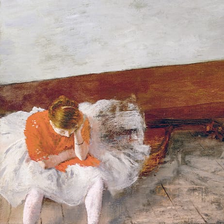 THE DANCE LESSON EDGAR DEGAS 1879