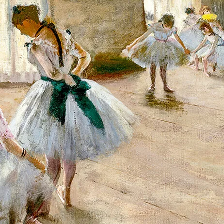 The Dance Lesson by Edgar Degas