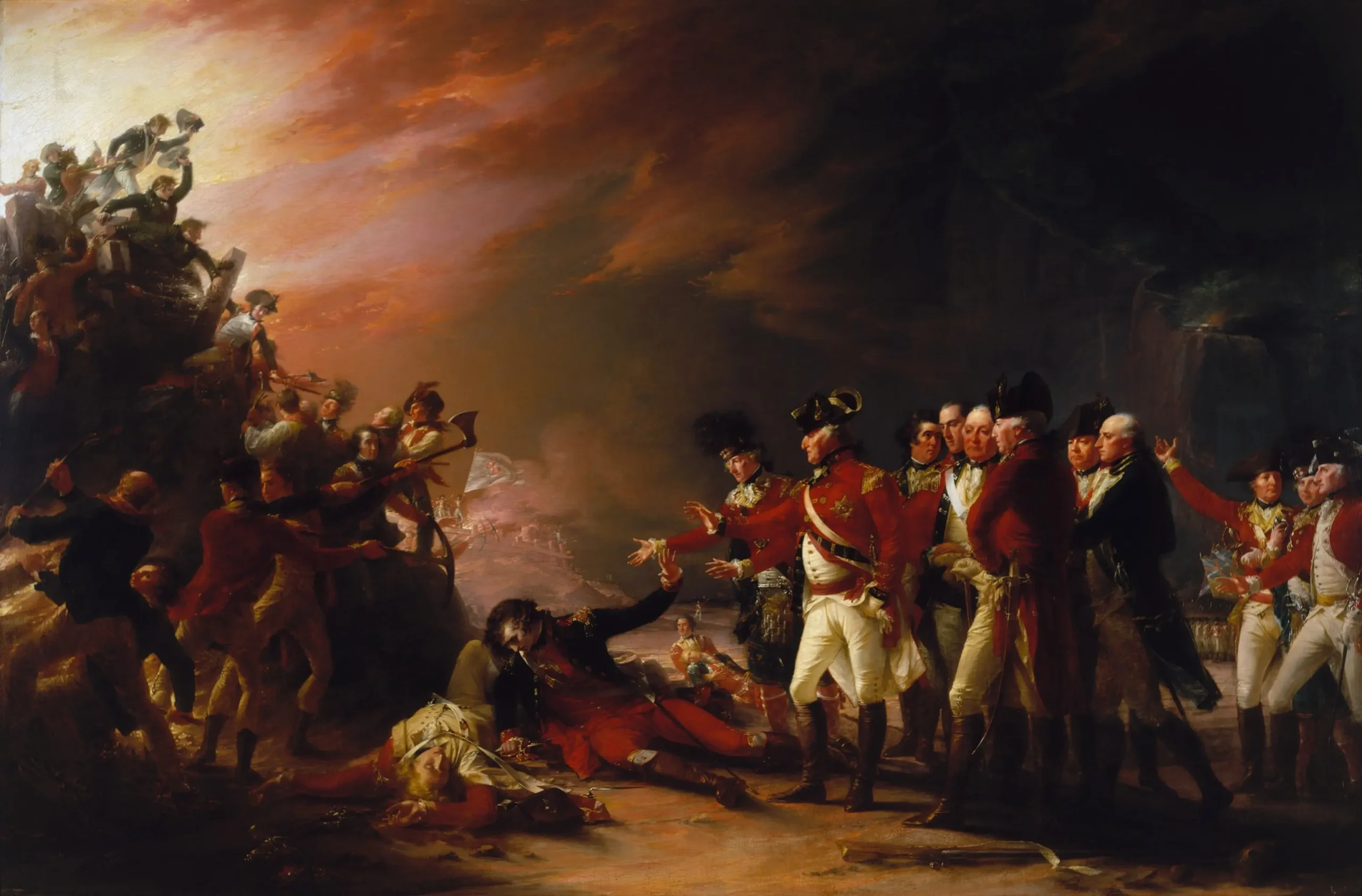 John Trumbull 16 The Sortie Made by the Garrison of Gibraltar 1 scaled