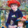 Two Sisters On the Terrace (1881) | Pierre Auguste Renoir | FREE DIGITAL DOWNLOAD