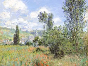 View of Vétheuil (1880) by Claude Monet