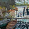 Bathers at la Grenouillère (1869) | Claude Monet | FREE DIGITAL DOWNLOAD