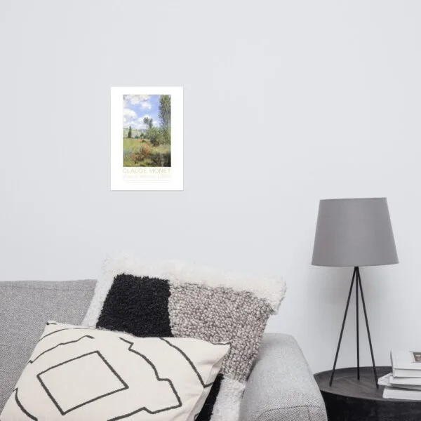 View of Vétheuil | Claude Monet (1880) | POSTER
