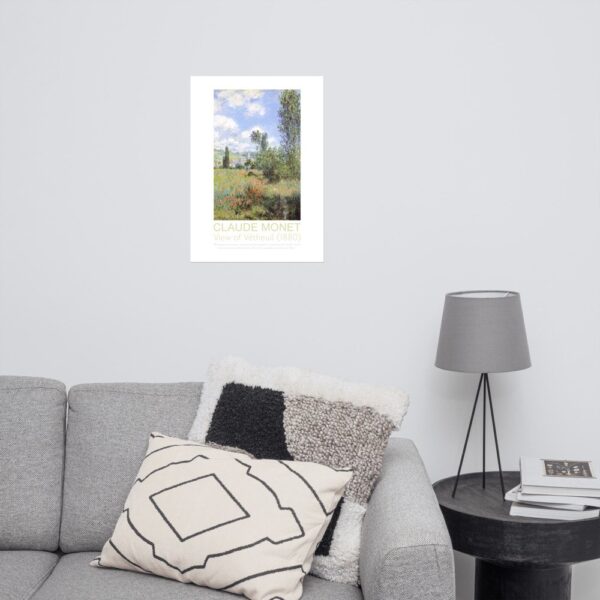 View of Vétheuil | Claude Monet (1880) | POSTER