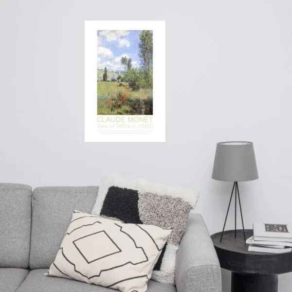 View of Vétheuil | Claude Monet (1880) | POSTER